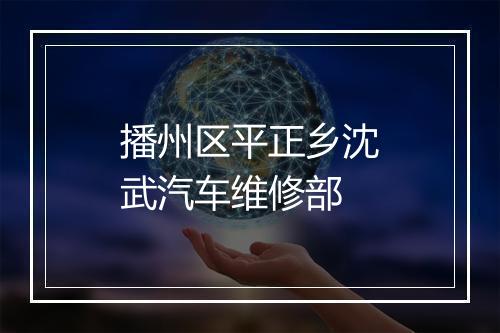播州区平正乡沈武汽车维修部
