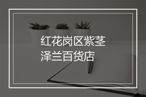 红花岗区紫茎泽兰百货店