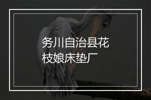 务川自治县花枝娘床垫厂