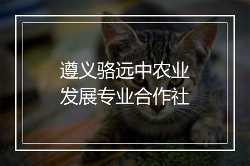 遵义骆远中农业发展专业合作社