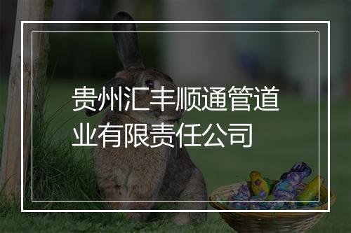 贵州汇丰顺通管道业有限责任公司