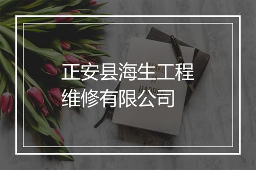 正安县海生工程维修有限公司