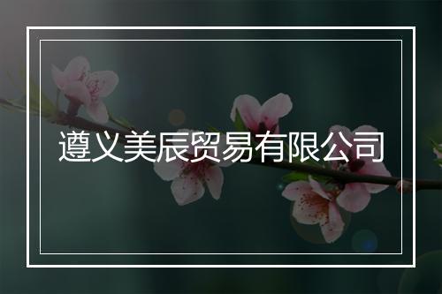 遵义美辰贸易有限公司