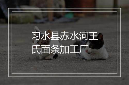 习水县赤水河王氏面条加工厂