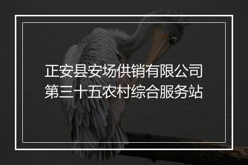 正安县安场供销有限公司第三十五农村综合服务站