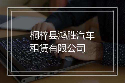 桐梓县鸿胜汽车租赁有限公司