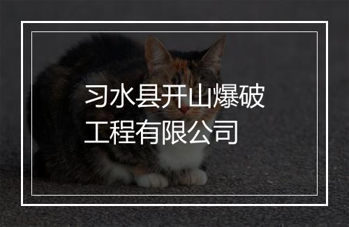 习水县开山爆破工程有限公司
