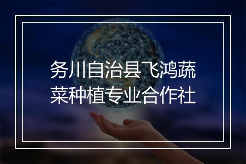 务川自治县飞鸿蔬菜种植专业合作社