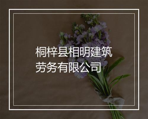 桐梓县相明建筑劳务有限公司