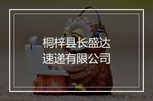 桐梓县长盛达速递有限公司