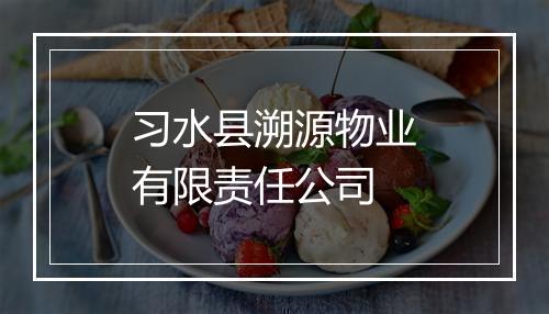 习水县溯源物业有限责任公司