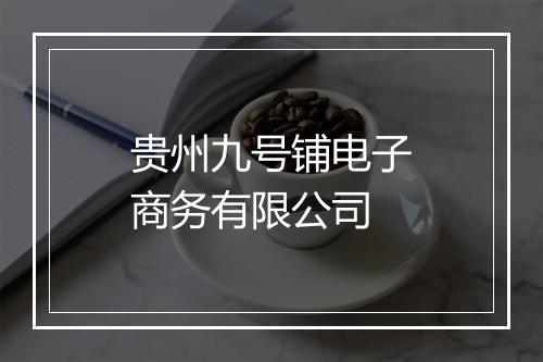 贵州九号铺电子商务有限公司
