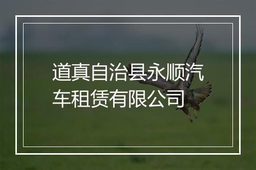 道真自治县永顺汽车租赁有限公司