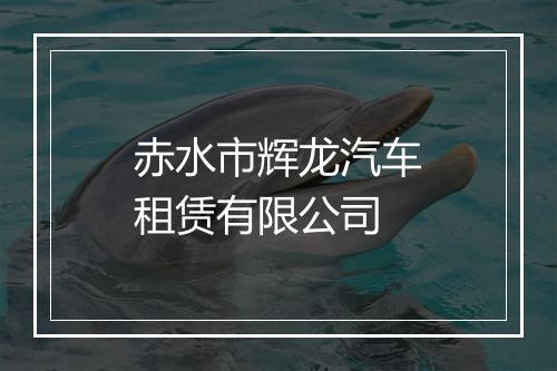 赤水市辉龙汽车租赁有限公司