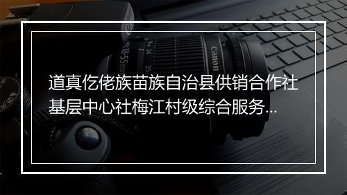 道真仡佬族苗族自治县供销合作社基层中心社梅江村级综合服务社