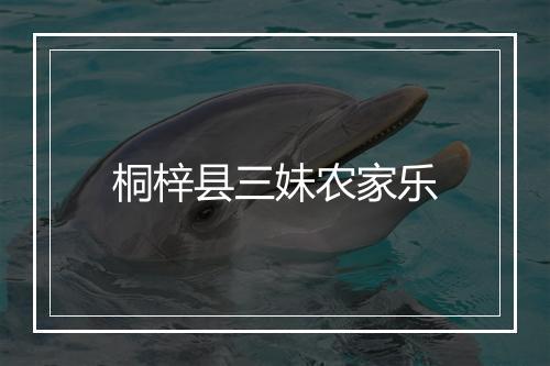 桐梓县三妹农家乐