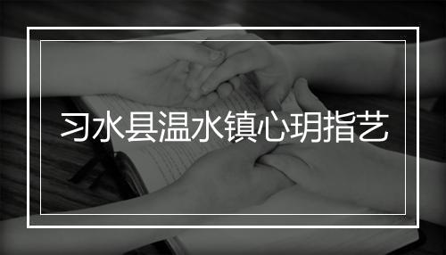 习水县温水镇心玥指艺
