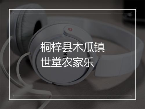桐梓县木瓜镇世堂农家乐