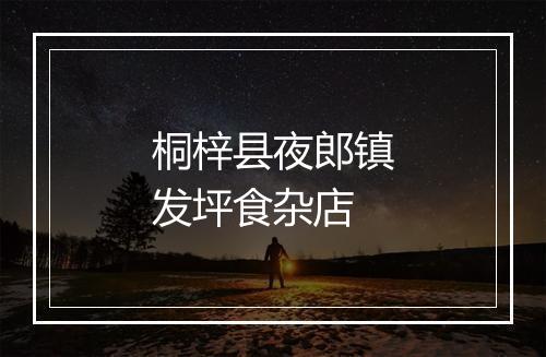 桐梓县夜郎镇发坪食杂店