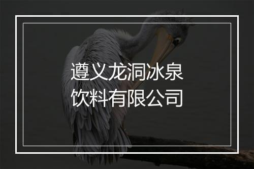 遵义龙洞冰泉饮料有限公司