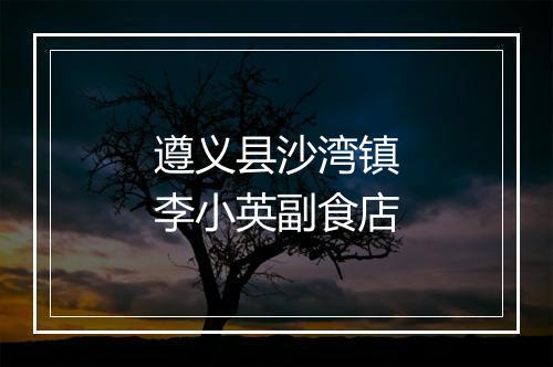 遵义县沙湾镇李小英副食店