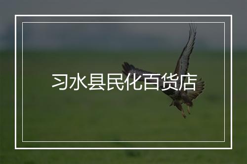 习水县民化百货店