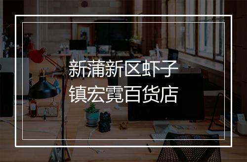 新蒲新区虾子镇宏霓百货店