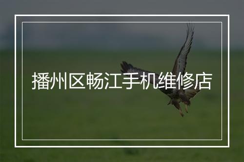 播州区畅江手机维修店