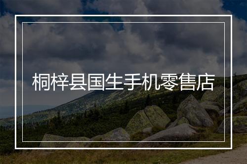 桐梓县国生手机零售店