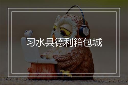习水县德利箱包城