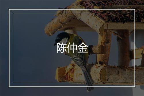 陈仲金