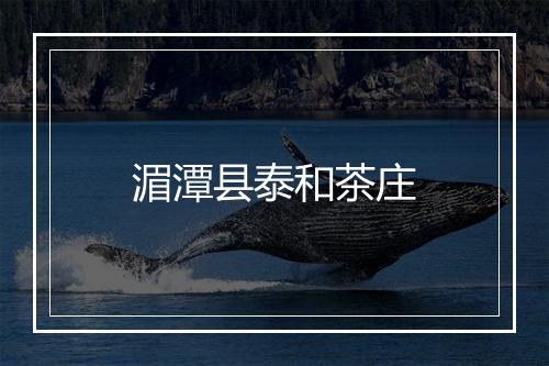 湄潭县泰和茶庄