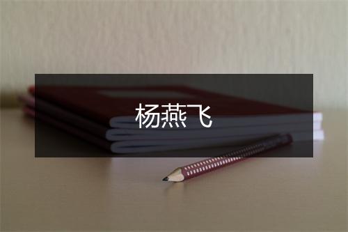 杨燕飞