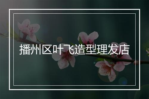 播州区叶飞造型理发店