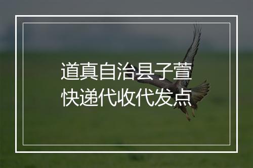 道真自治县子萱快递代收代发点