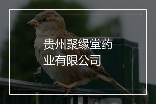 贵州聚缘堂药业有限公司
