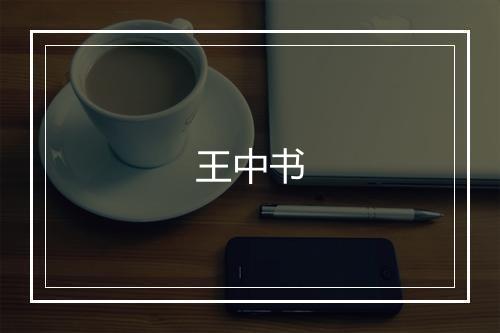 王中书