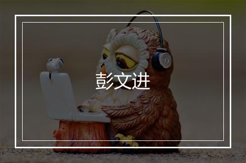 彭文进