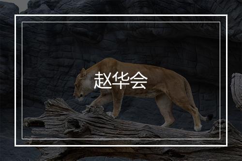 赵华会