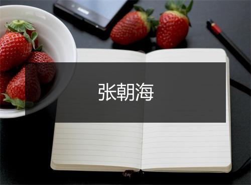 张朝海