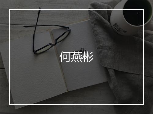 何燕彬