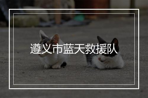 遵义市蓝天救援队