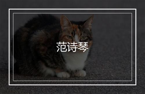 范诗琴