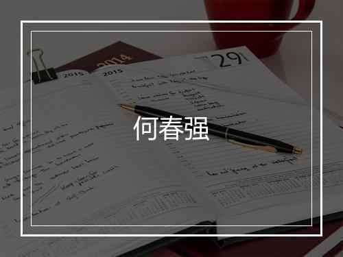 何春强