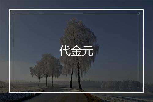 代金元