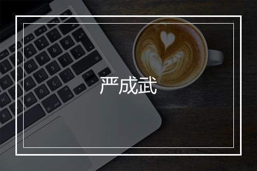 严成武