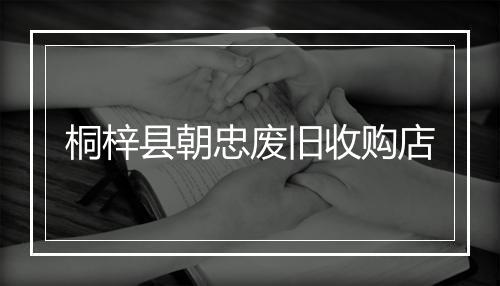 桐梓县朝忠废旧收购店