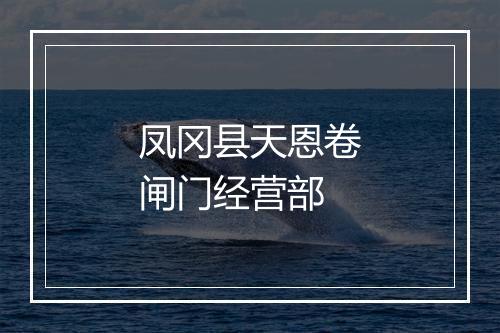 凤冈县天恩卷闸门经营部