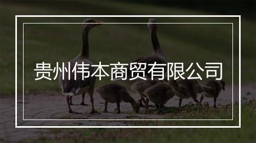 贵州伟本商贸有限公司