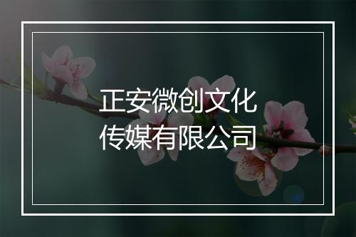 正安微创文化传媒有限公司